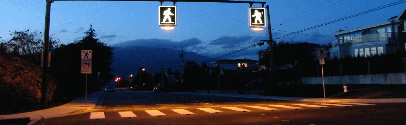 人行横道安全警示系统