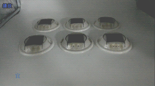 同步闪烁太阳能道钉